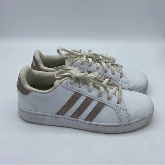 adidas | Shoes | Adidas Grand Court Ef01 Whitecopper Girls Size 5 | Poshmark